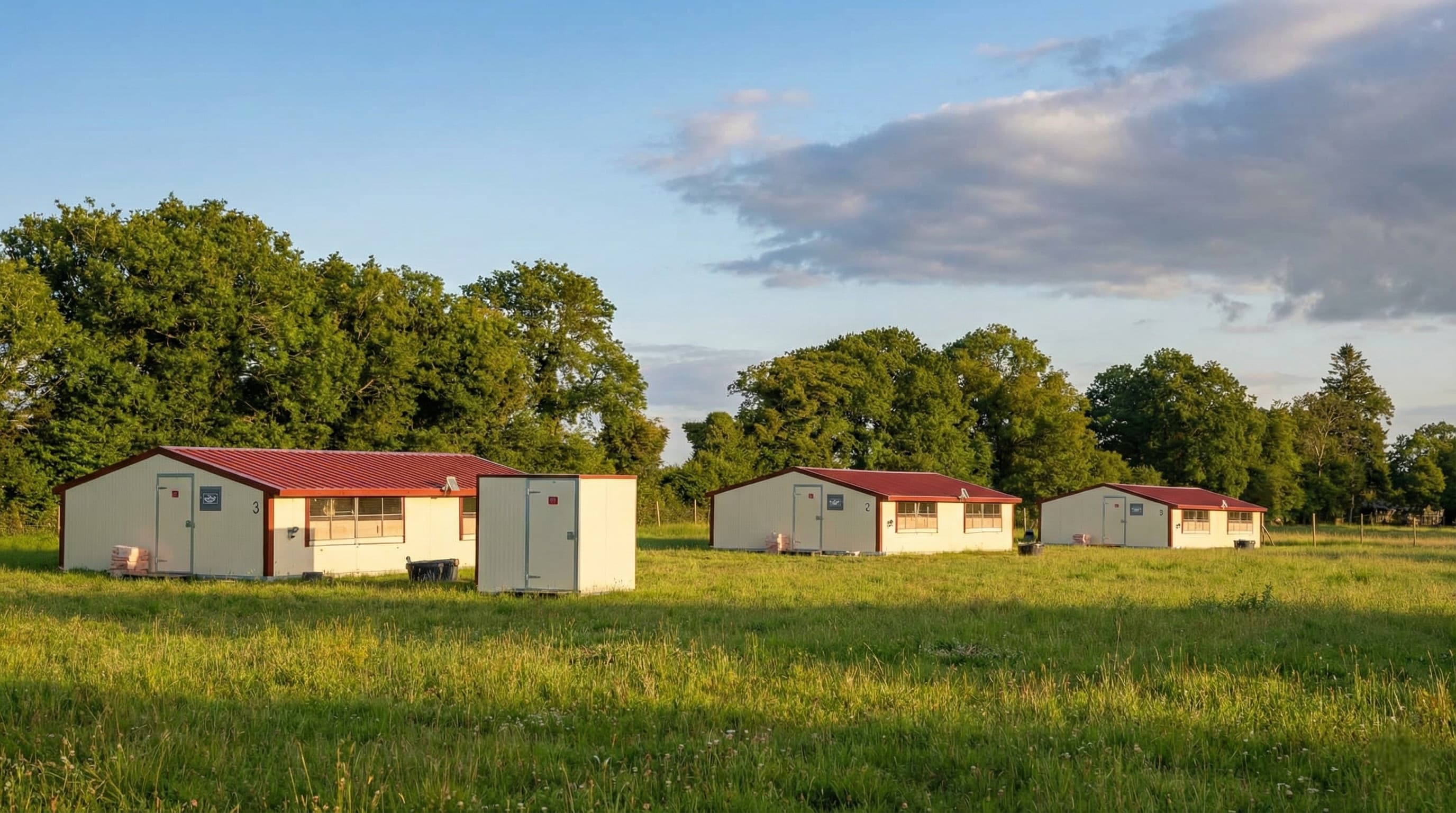 Cabane mobile pour poules